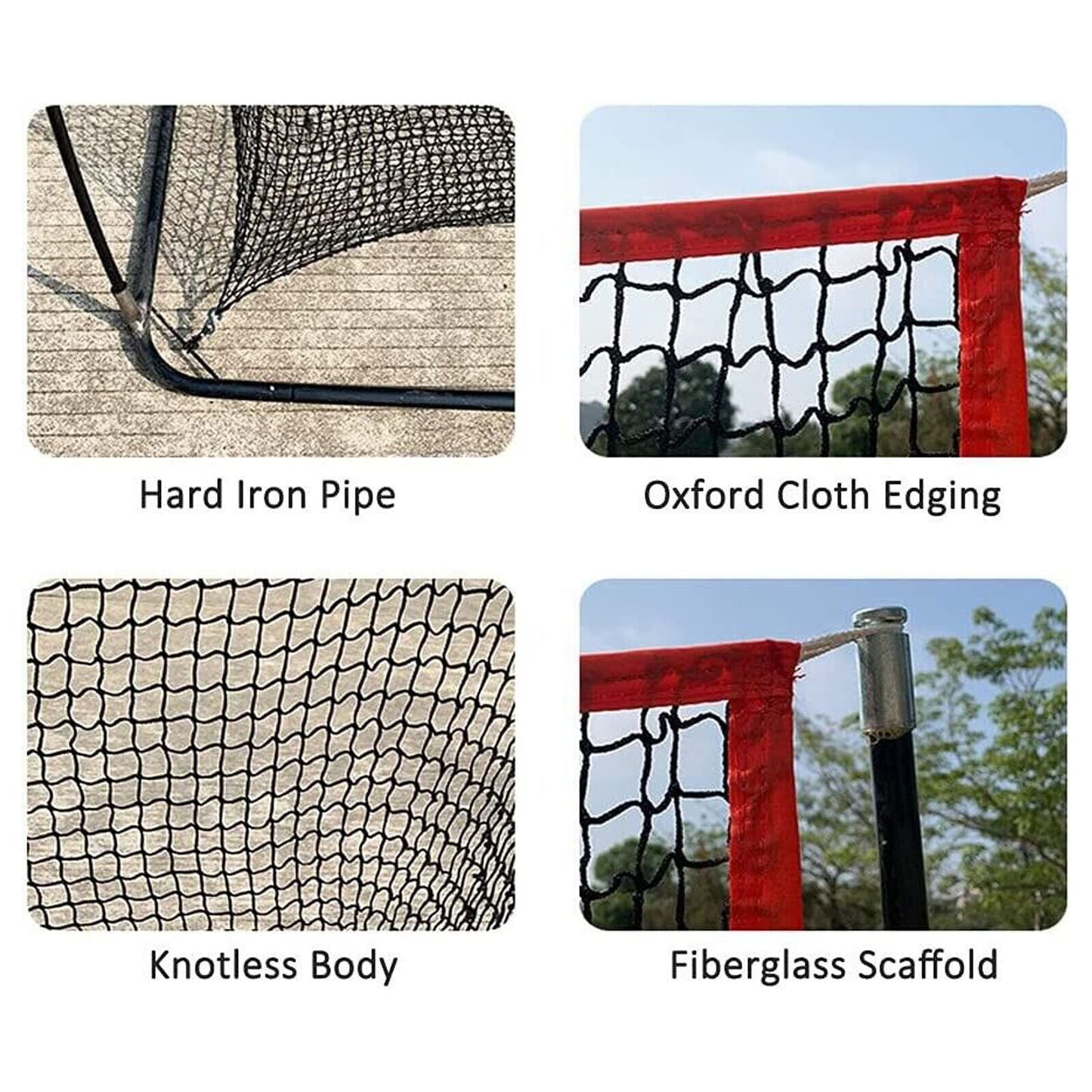 Huge Practice Golf Net for Outdoor Training, Hitting Net with Carry Bag