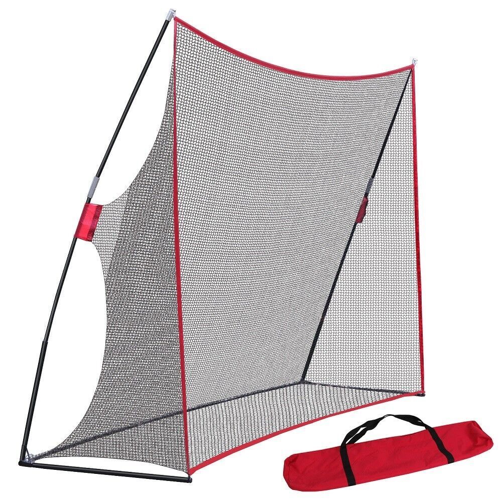 Huge Practice Golf Net for Outdoor Training, Hitting Net with Carry Bag