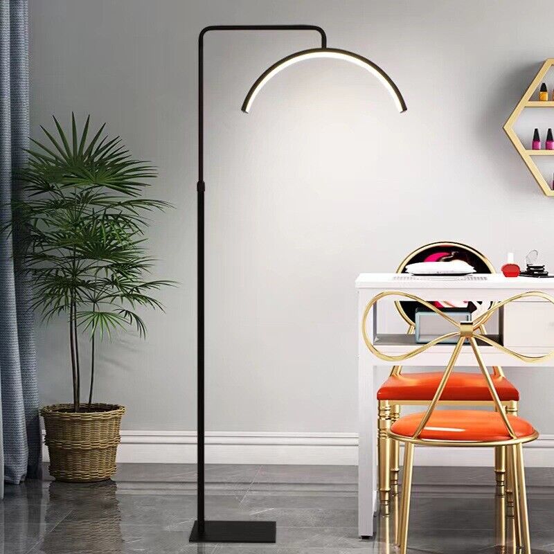 Adjustable LED Beauty Moon/Eyelash Light for Salons: Multi-Purpose, High-CRI, Rotatable Light with Adjustable Settings