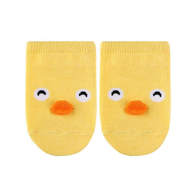 Ola Koala Unisex Baby Socks - Cute Cartoon Animals Pack of 8
