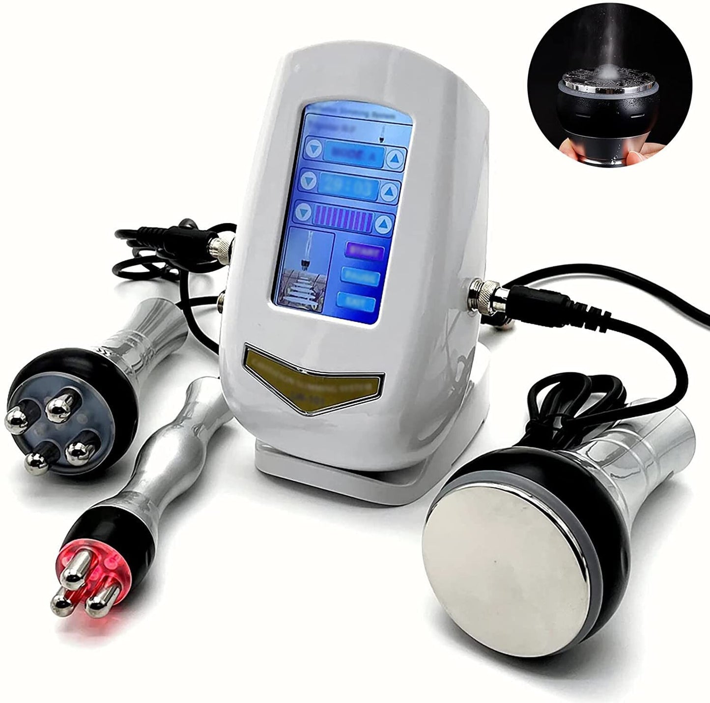 40K Ultrasonic Body Slimming & Tightening Machine – 3-in-1 Cavitation & RF Skin Tightening Device for Home