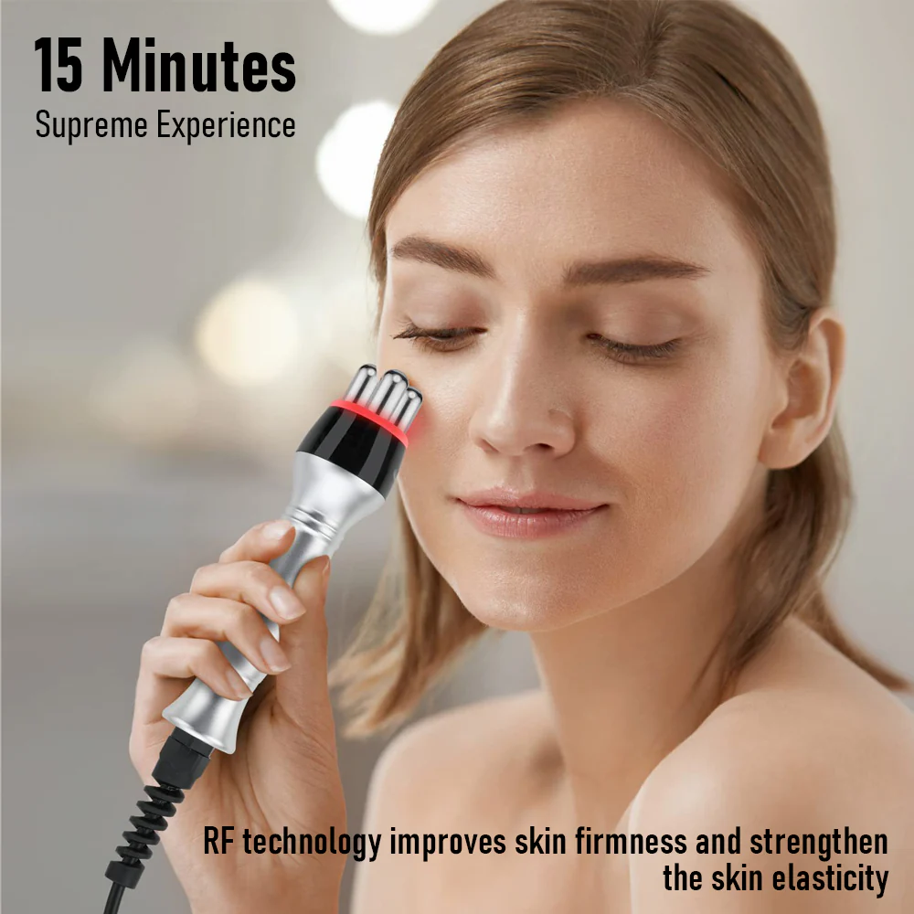 40K Ultrasonic Body Slimming & Tightening Machine – 3-in-1 Cavitation & RF Skin Tightening Device for Home