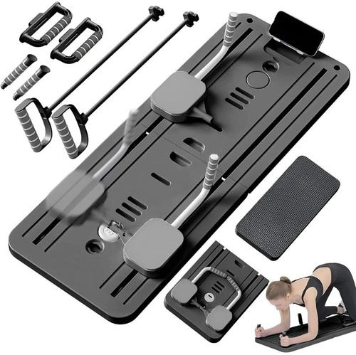 Multifunction Home Pilates Board - 8-in-1 Foldable Fitness Trainer