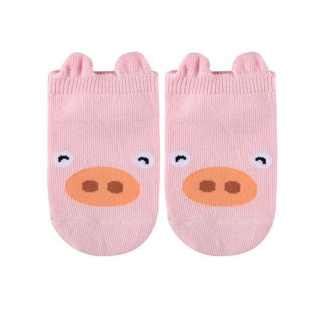 Ola Koala Unisex Baby Socks - Cute Cartoon Animals Pack of 8