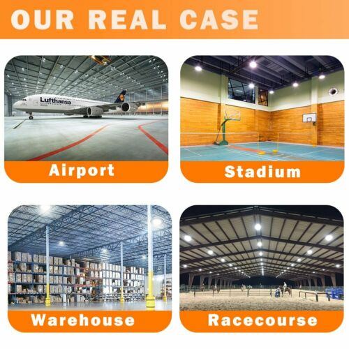 200W 300W 500W UFO LED High Bay Light Factory Industrial Warehouse Shop Lighting