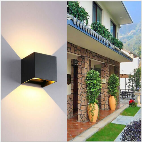 LED Wall Light Waterproof Outdoor Up/Down Lamp Exterior lights Yard Modern 12W