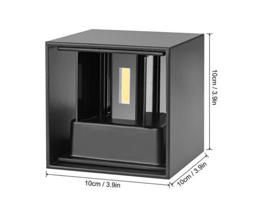 LED Wall Light Waterproof Outdoor Up/Down Lamp Exterior lights Yard Modern 12W