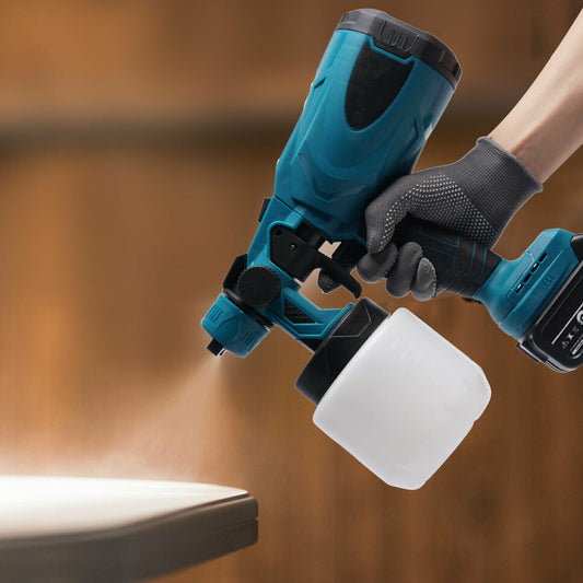Cordless High Pressure Spray Gun Airless Paint Sprayer with 2 Battery 1000ML