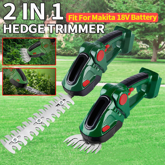 2 in 1v Cordless Hedge & Grass Trimmer with Dual Blades