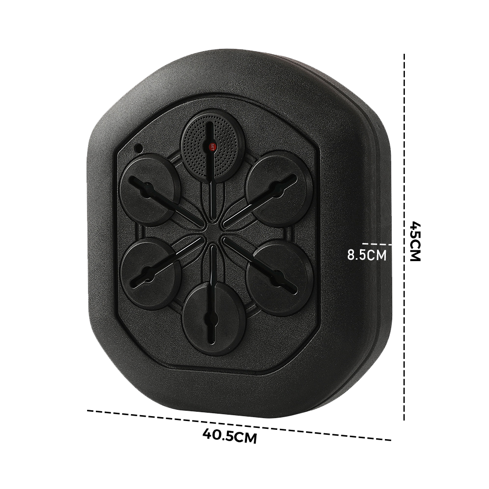 Interactive Boxing Trainer with LED, Bluetooth, and Rechargeable Battery - Wall-Mounted Training Pad for Kids and Adults
