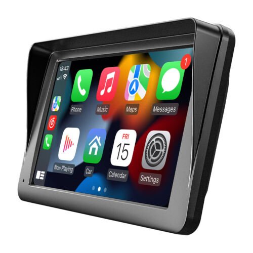 Portable 7'' Wireless Apple CarPlay Android Auto Touch Screen Car Radio Stereo