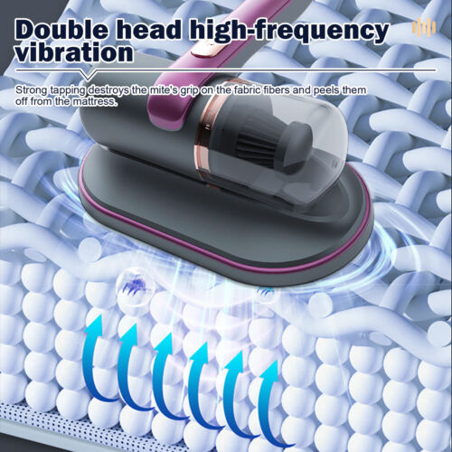 UltraPower UV-C Handheld Mite Vacuum: Wireless Sterilization and Filtration System