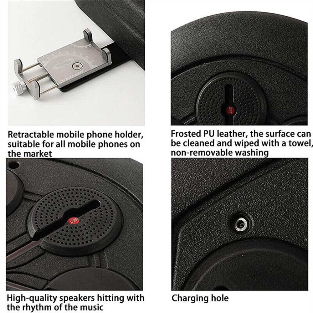 Interactive Boxing Trainer with LED, Bluetooth, and Rechargeable Battery - Wall-Mounted Training Pad for Kids and Adults