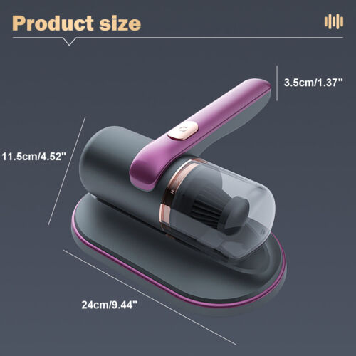 UltraPower UV-C Handheld Mite Vacuum: Wireless Sterilization and Filtration System