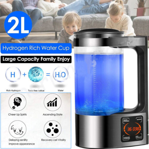 2L High-Capacity Hydrogen Water Generator with Multi-Function Purification and Digital LED Touch Display