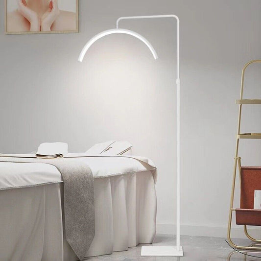 Adjustable LED Beauty Moon/Eyelash Light for Salons: Multi-Purpose, High-CRI, Rotatable Light with Adjustable Settings