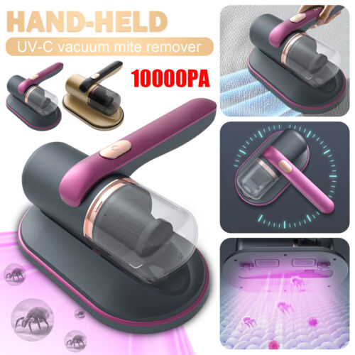UltraPower UV-C Handheld Mite Vacuum: Wireless Sterilization and Filtration System