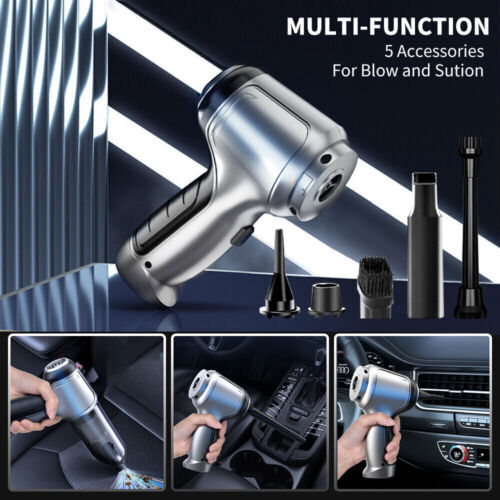 High-Efficiency 3-in-1 Handheld Vacuum: Powerful Suction, Blower, and Pump Features