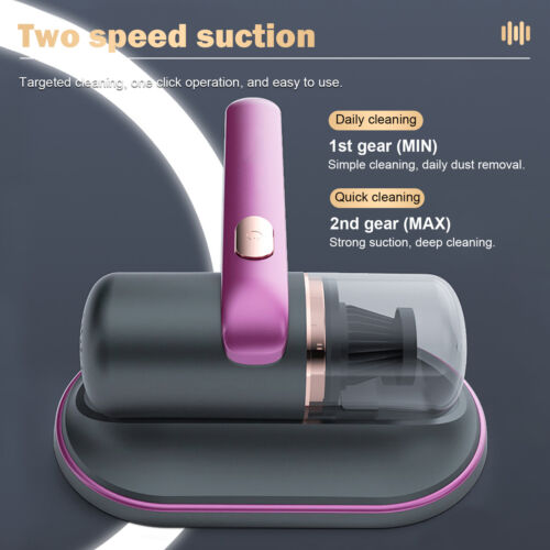 UltraPower UV-C Handheld Mite Vacuum: Wireless Sterilization and Filtration System