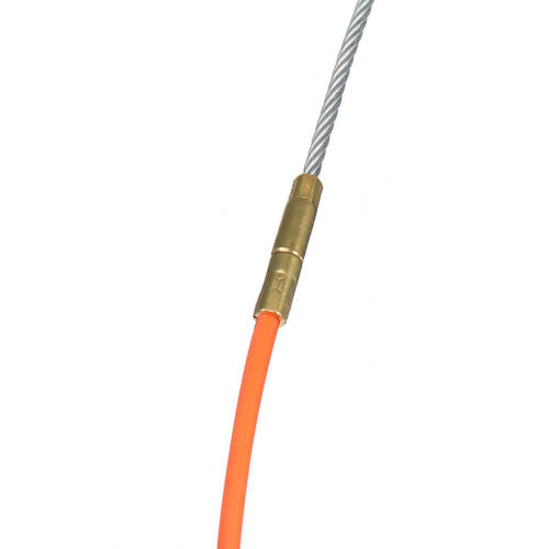 30/70Mx4mm Fiberglass Cable Puller Fish Tape Wire Reel Snake Conduit Duct Rodder