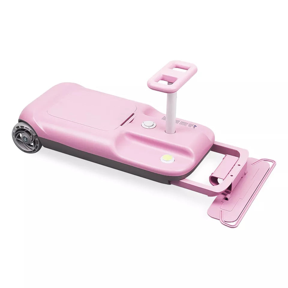 Kids Electric Ride On Cleaning Car with Mop - Go Kart Toy for Ages 3-12