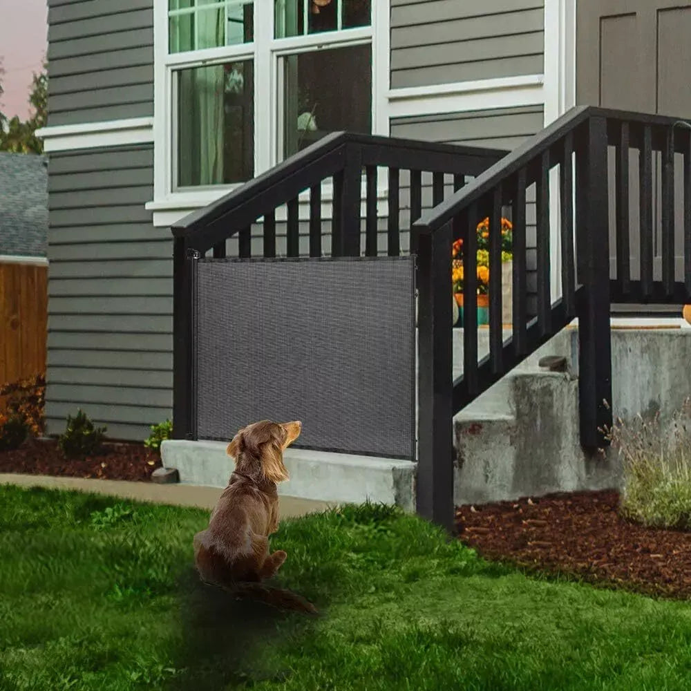 Retractable Baby & Pet Gate - Extra Wide Indoor Outdoor