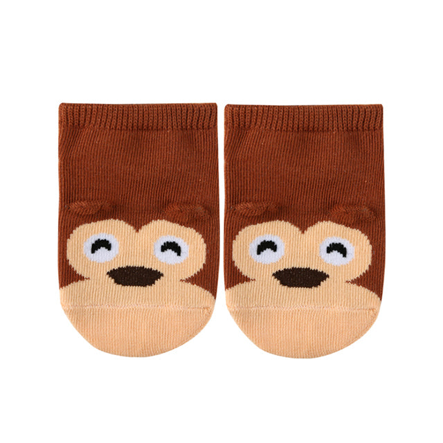 Ola Koala Unisex Baby Socks - Cute Cartoon Animals Pack of 8