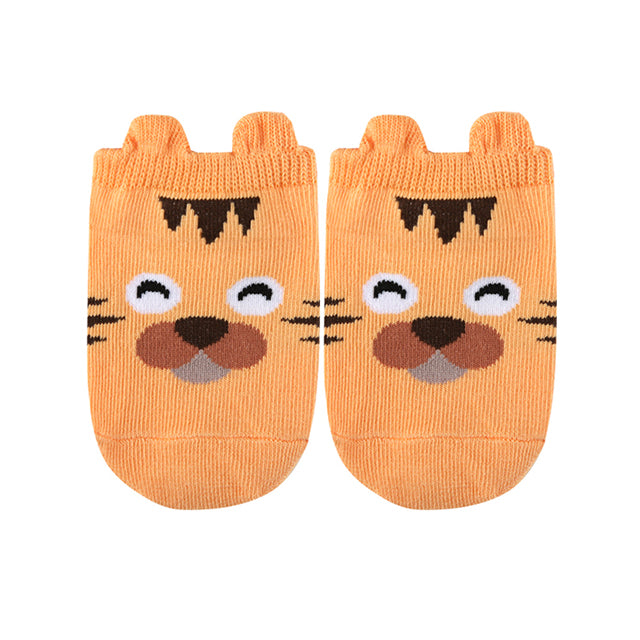 Ola Koala Unisex Baby Socks - Cute Cartoon Animals Pack of 8