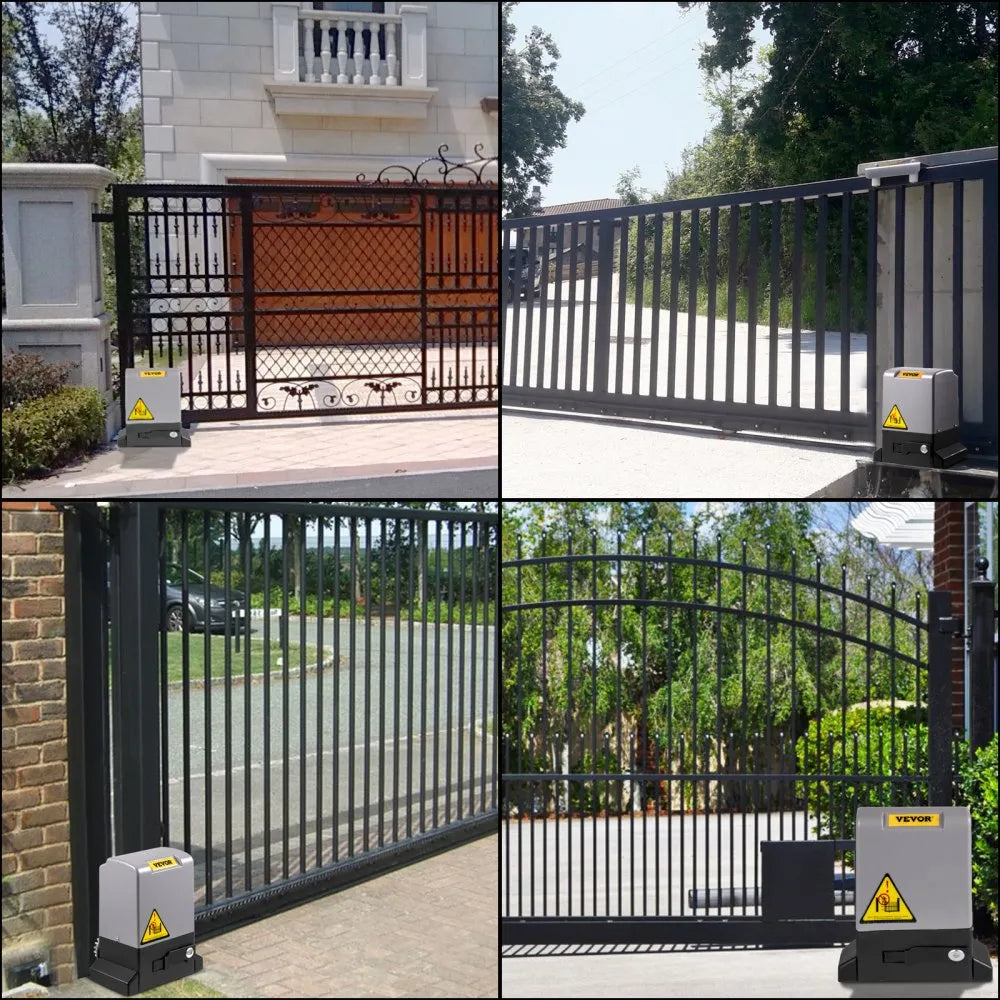 Sliding Gate Opener 1800KG 750W – Automatic Electric Sliding Gate Motor with Remote & APP Control – Heavy Duty Driveway Gate Operator with 4M/5M Rail Kit