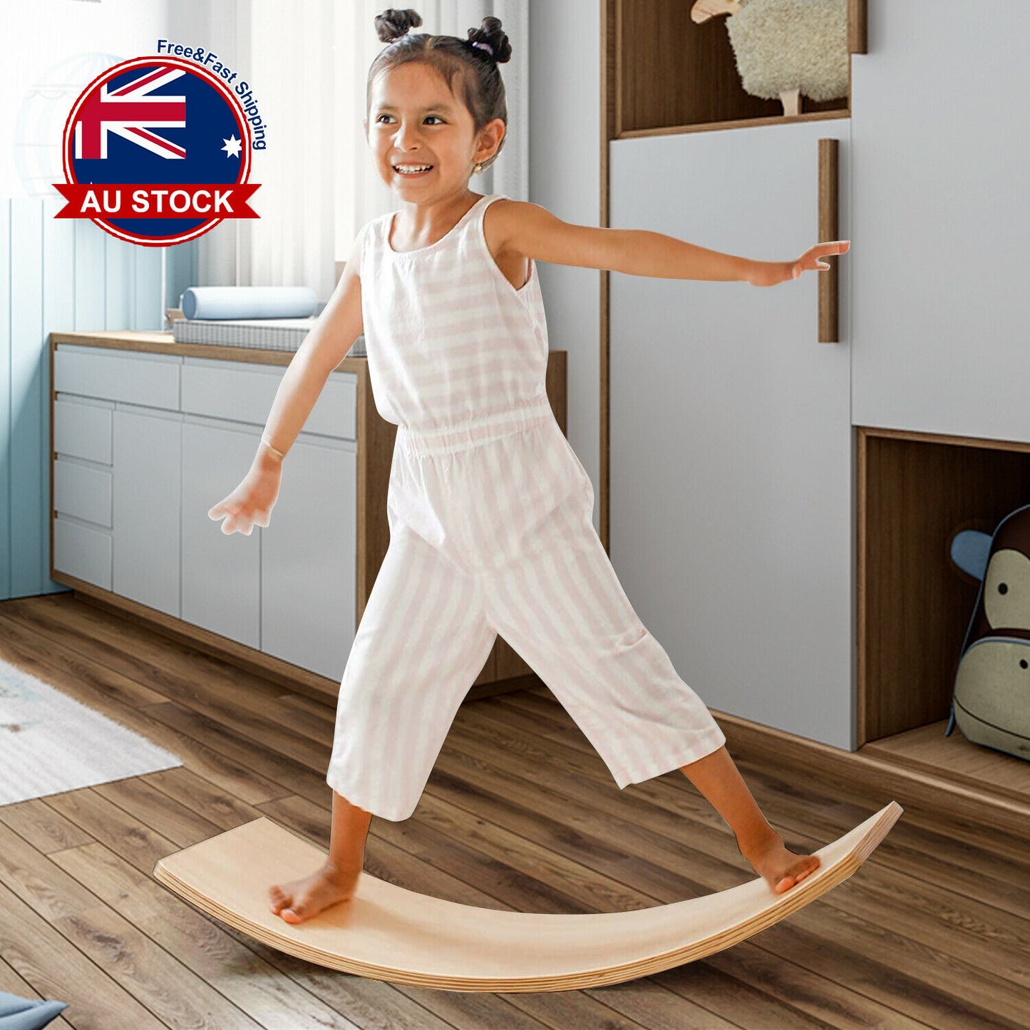 Wooden Balance Board; Rocker Board; Kids Balance Board Toy