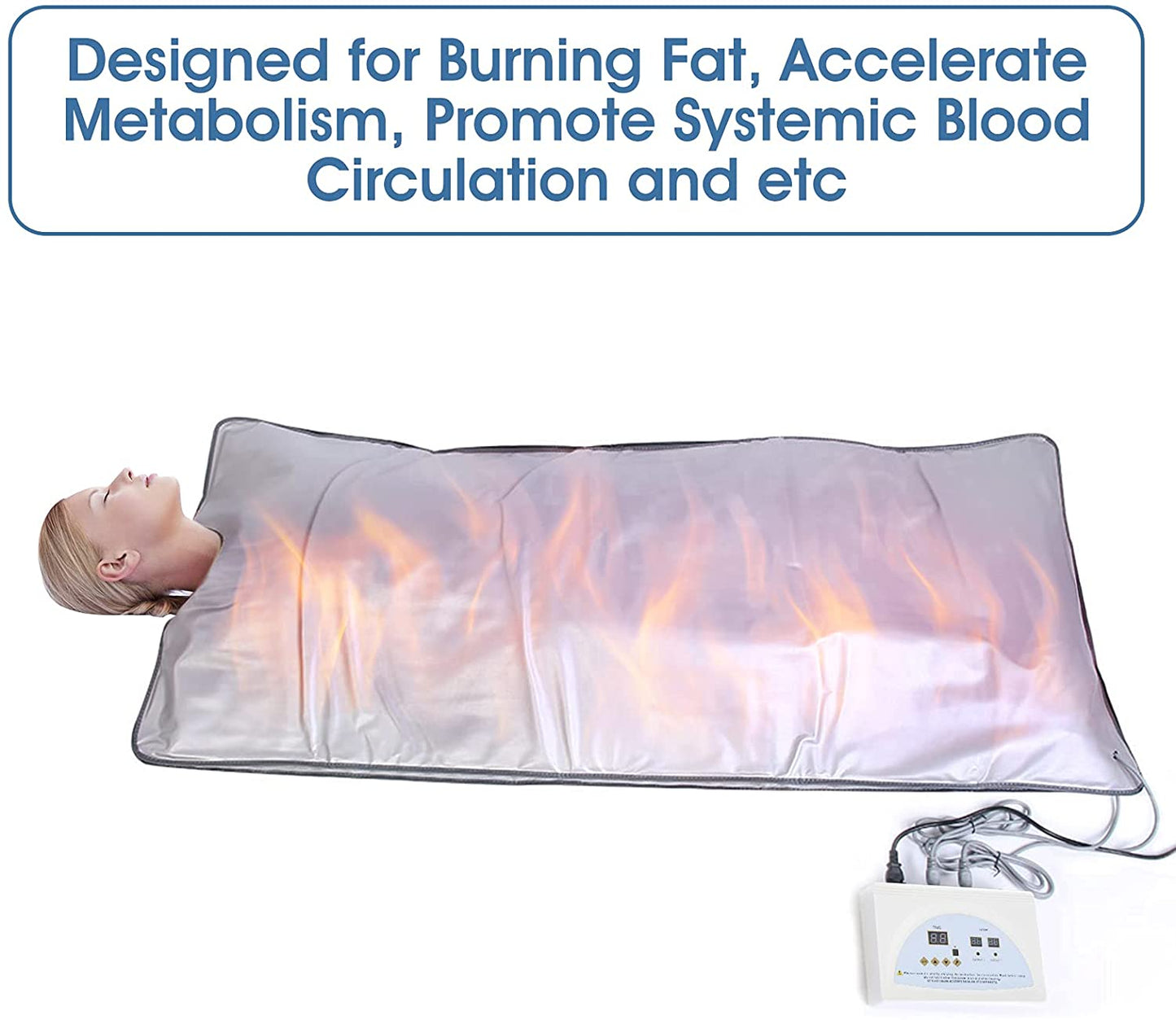 Body Shaper Sauna Slimming Blanket; Detox Therapy Machine Infrared Blanket