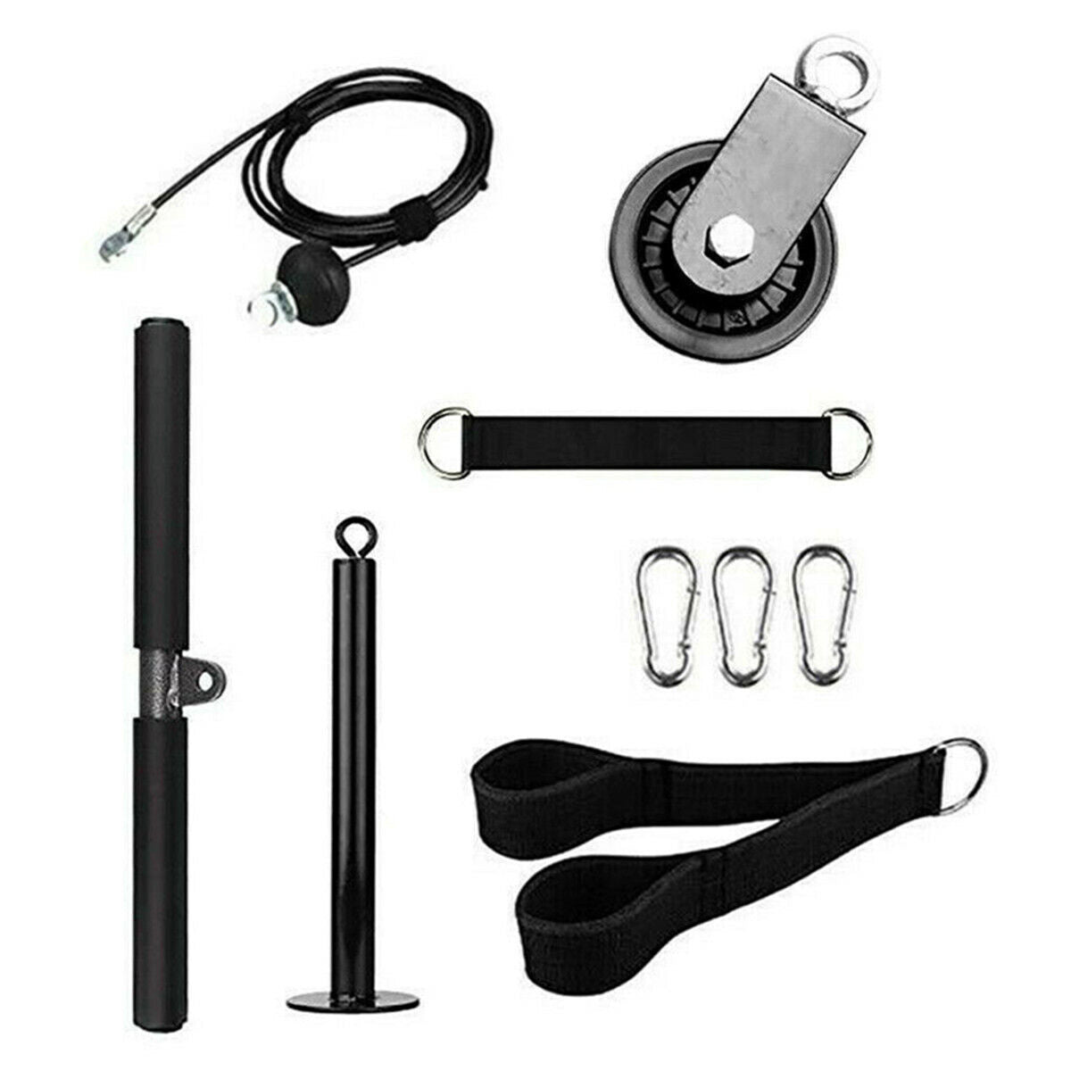Pulley Cable Machine Attachment System Pin Lifting Arm Biceps Home Fitness
