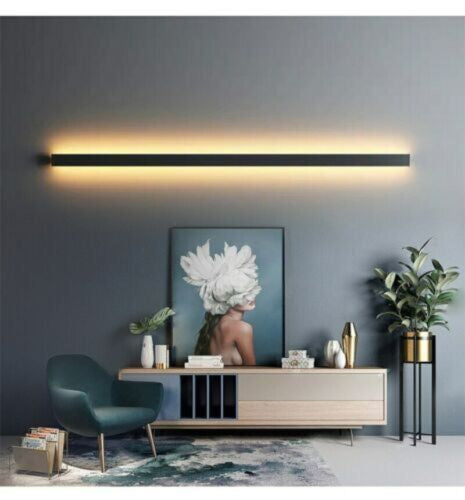 Modern LED Wall Light Sconce Waterproof Outdoor Lamp Exterior Lights Long Strip