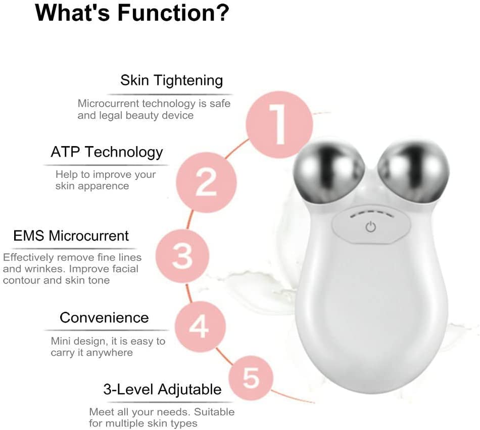Microcurrent Device - Anti Aging and Wrinkle Reducer; Skin Tightening Lifting Device Facial Beauty Machine