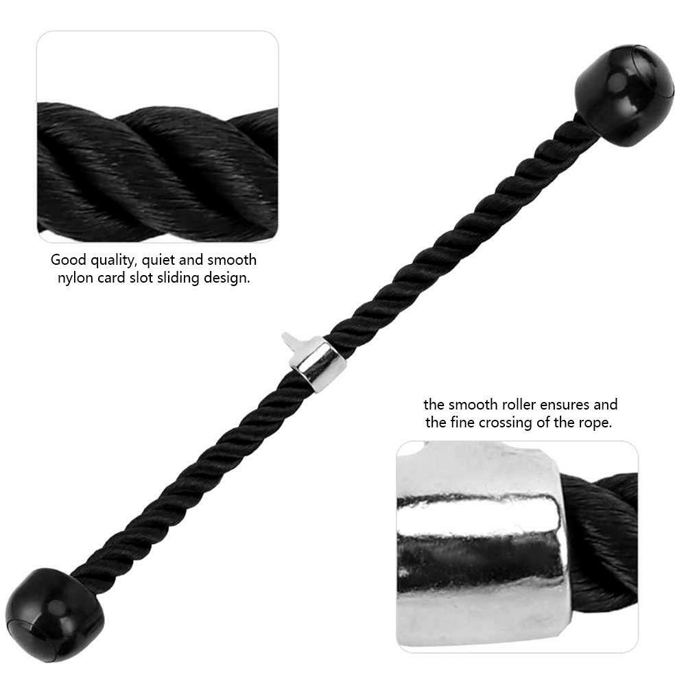 LAT Fitness Pulley Cable Machine System For Home Gym Arm Biceps Triceps Blaster