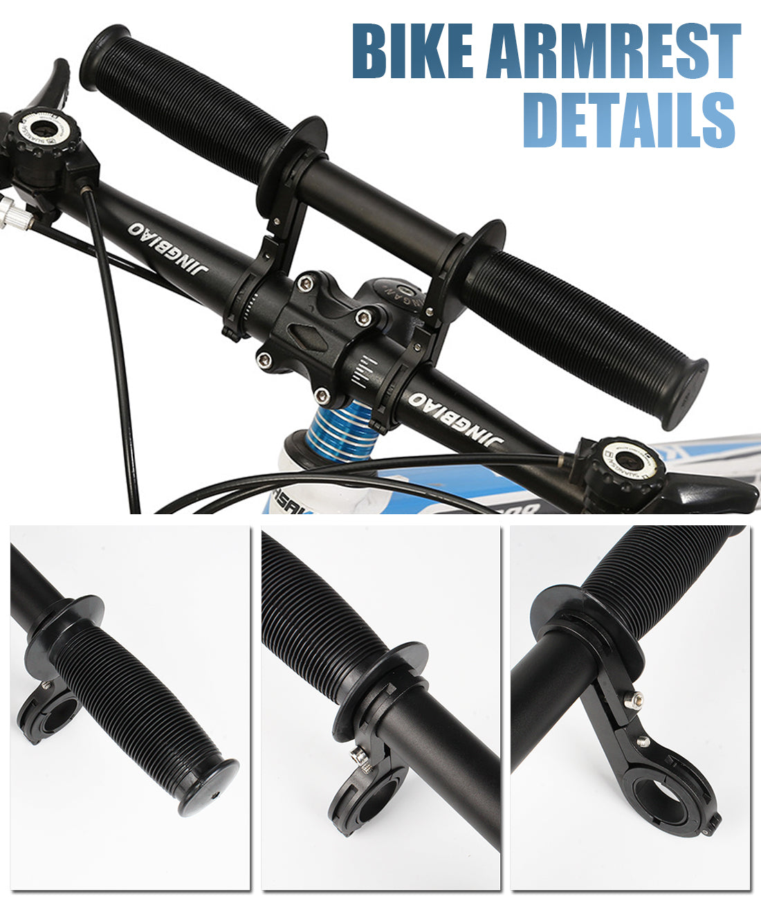 Kids Bike Seat and Handlebar Accessory Combo Pack - Complete Set | Front Mounted Bicycle Seats for Children 2-5 Years