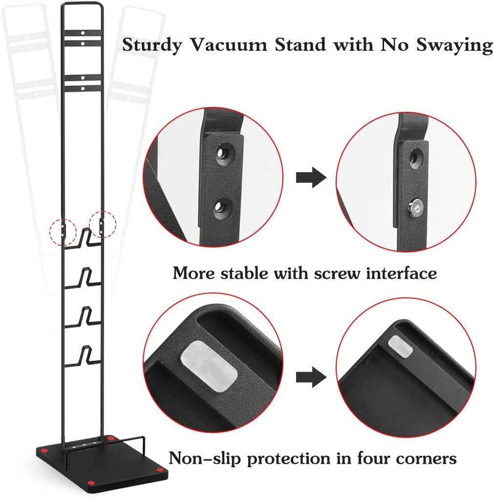 Vacuum Stand, Vacuum Accessories Stable Metal Storage Bracket Holder for Dyson Handheld for V6, V7, V8, V10