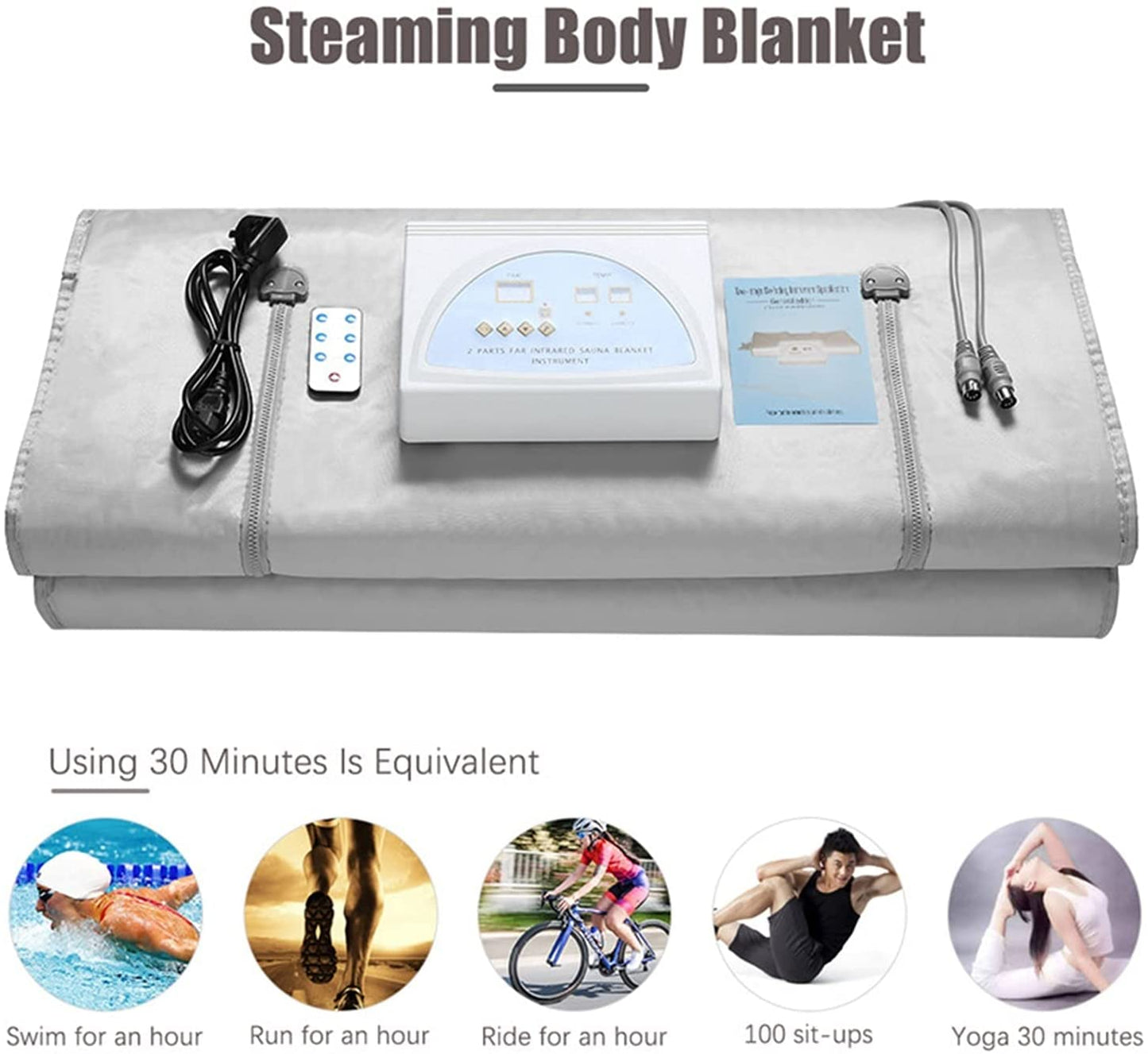 Body Shaper Sauna Slimming Blanket; Detox Therapy Machine Infrared Blanket
