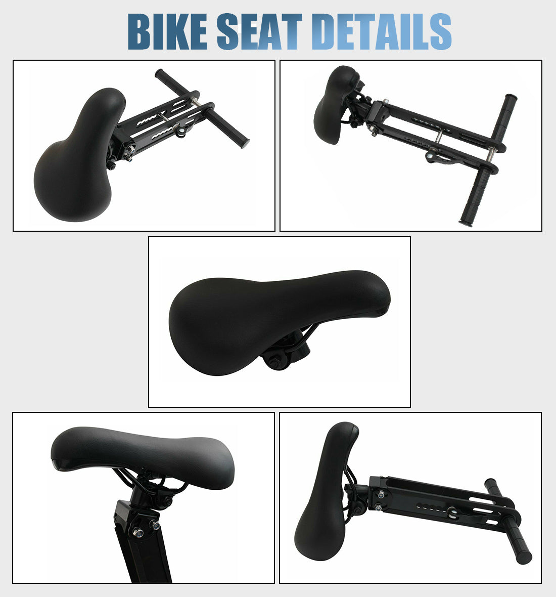 Kids Bike Seat and Handlebar Accessory Combo Pack - Complete Set | Front Mounted Bicycle Seats for Children 2-5 Years