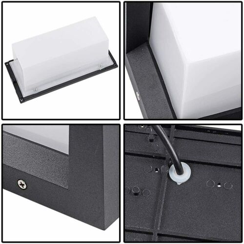 LED Wall Light Waterproof Outdoor Lamp Exterior lights Yard Modern with Sensor
