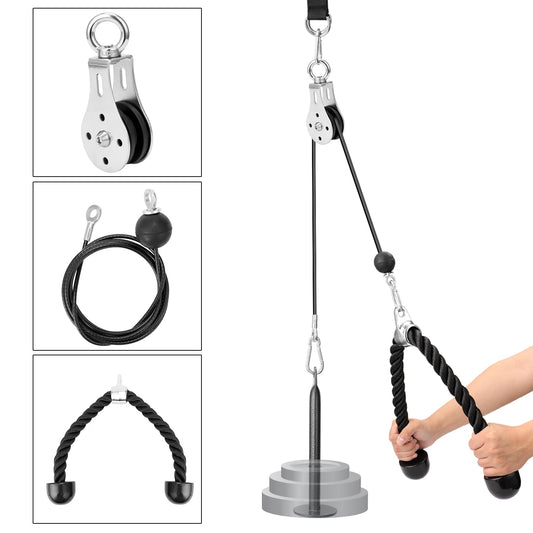 Pulley Cable Machine Attachment System Pin Lifting Arm Biceps Home Fitness