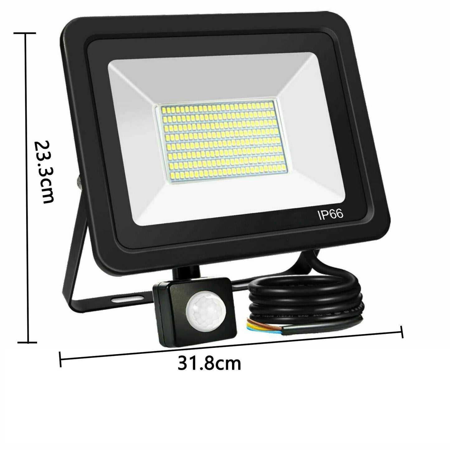 LED Flood Light with Motion Sensor Outdoor Garden Waterproof 10W 50W 100W 6000K